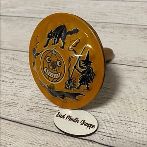 *Vintage Antique Wooden Handle 1930s Kirchhoff Halloween Noisemaker